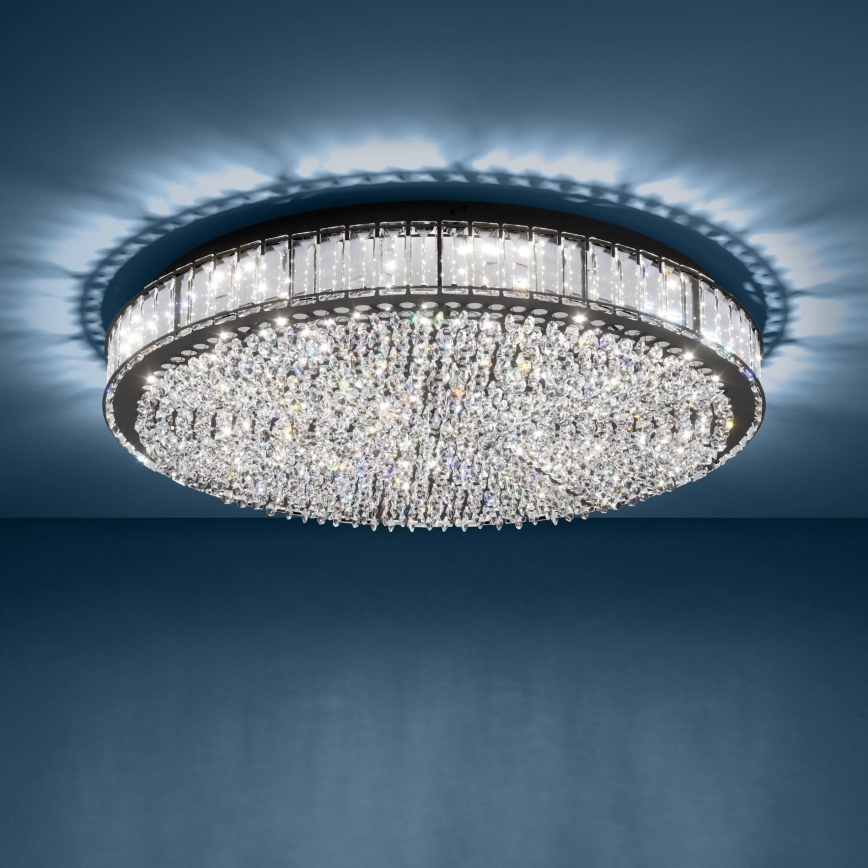 Eglo - Dimbare LED plafondlamp LED/52,4W/230V 4000K zwart