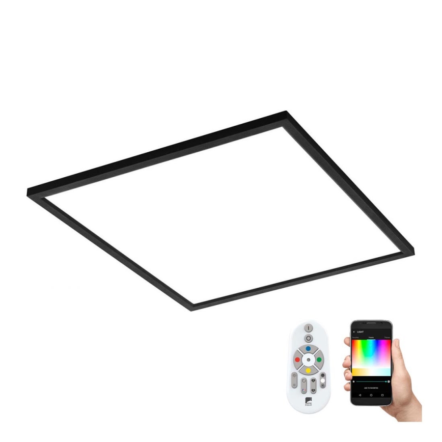 Eglo - Dimbare LED RGB plafondlamp SALOBRENA-C LED/30,5W/230V + afstandsbediening