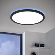 Eglo - Dimbare LED RGBW Plafond Lamp LED/14,6W/230V zwart ZigBee
