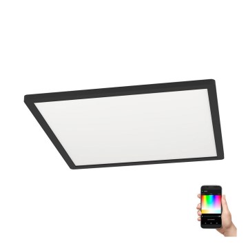 Eglo - Dimbare LED RGBW Plafond Lamp LED/16,5W/230V zwart ZigBee