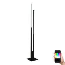Eglo - Dimbare LED RGBW Staande Lamp 2xLED/16W/230V zwart ZigBee