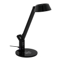 Eglo - Dimbare LED Tafel Lamp met Touch Besturing en Draadloos Opladen LED/4,8W/230V zwart