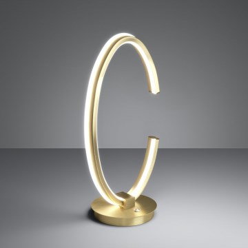 Eglo - Dimbare LED-tafellamp LED/12W/230V 2200-6500K goudkleurig