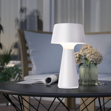 Eglo - Dimbare oplaadbare LED-tafellamp voor buiten LED/3W/5V 2200/3000/4000K 2000 mAh IP44 wit