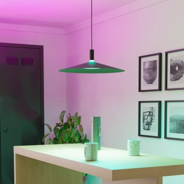 Eglo - dimbare RGBW LED-hanglamp aan kabel LED/15,5W/230V 2700-6500K zwart