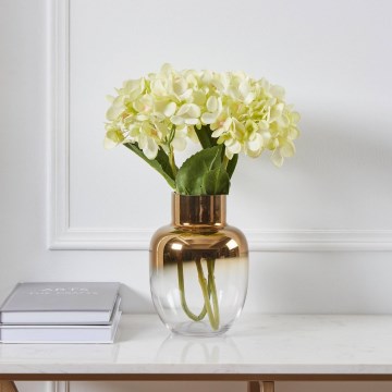 Eglo - Glazen vaas 20x14,4 cm goud