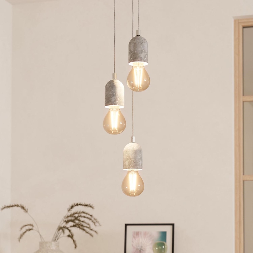 Eglo - Hanglamp 3xE27/60W/230V