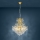 Eglo - Hanglamp aan een ketting 5xE14/25W/230V goud