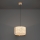 Eglo - Hanglamp aan een koord 1xE27/25W/230V beige