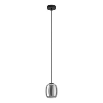 Eglo - Hanglamp aan een koord 1xE27/28W/230V grijs