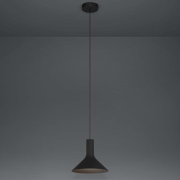 Eglo - Hanglamp aan een koord 1xE27/28W/230V zwart