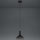 Eglo - Hanglamp aan een koord 1xE27/28W/230V zwart