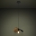 Eglo - Hanglamp aan een koord 1xE27/40W/230V 41 cm zwart/goud