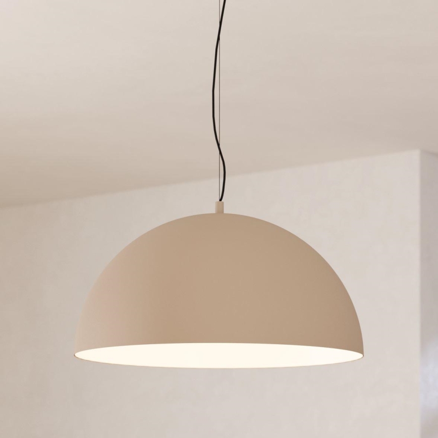 Eglo - Hanglamp aan een koord 1xE27/40W/230V beige