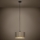 Eglo - Hanglamp aan een koord 1xE27/40W/230V bruin