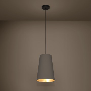 Eglo - Hanglamp aan een koord 1xE27/40W/230V bruin