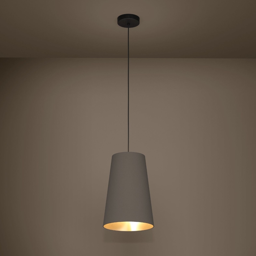 Eglo - Hanglamp aan een koord 1xE27/40W/230V bruin