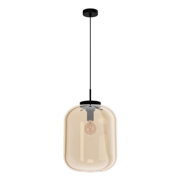 Eglo - Hanglamp aan een koord 1xE27/40W/230V d. 35 cm beige