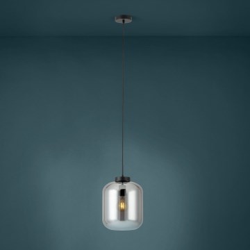 Eglo - Hanglamp aan een koord 1xE27/40W/230V diameter 25 cm gerookt