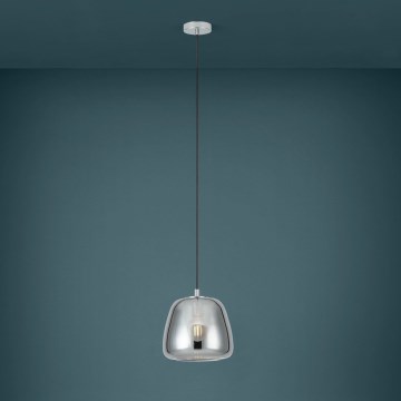 Eglo - Hanglamp aan een koord 1xE27/40W/230V diameter 26 cm gerookt