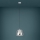 Eglo - Hanglamp aan een koord 1xE27/40W/230V diameter 26 cm gerookt