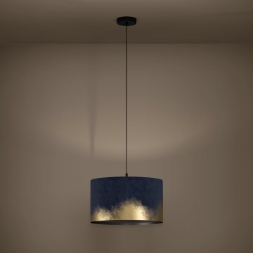 Eglo - Hanglamp aan een koord 1xE27/40W/230V diameter 38 cm blauw/goud