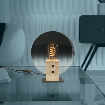 Eglo - Hanglamp aan een koord 1xE27/40W/230V gerookt