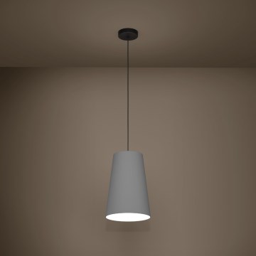 Eglo - Hanglamp aan een koord 1xE27/40W/230V grijs