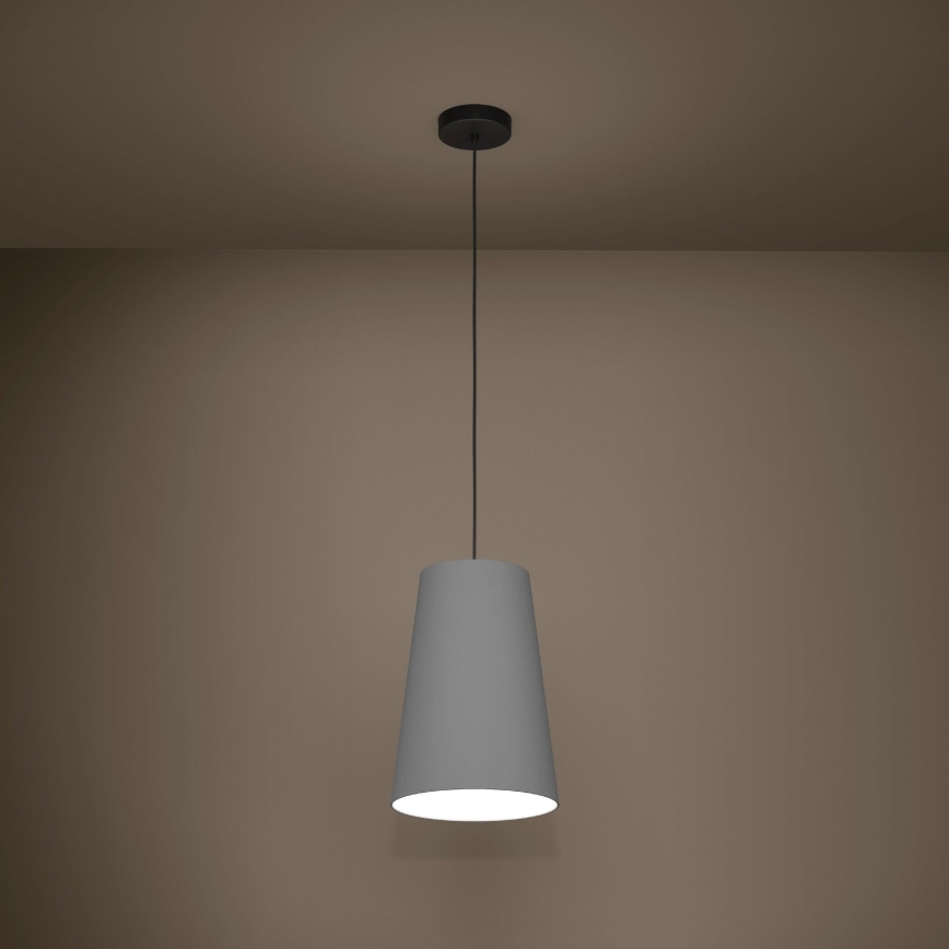 Eglo - Hanglamp aan een koord 1xE27/40W/230V grijs