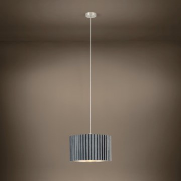 Eglo - Hanglamp aan een koord 1xE27/40W/230V grijs