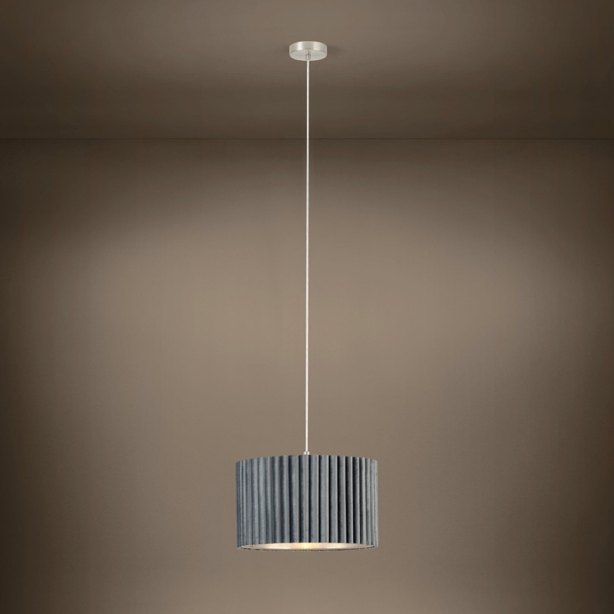 Eglo - Hanglamp aan een koord 1xE27/40W/230V grijs