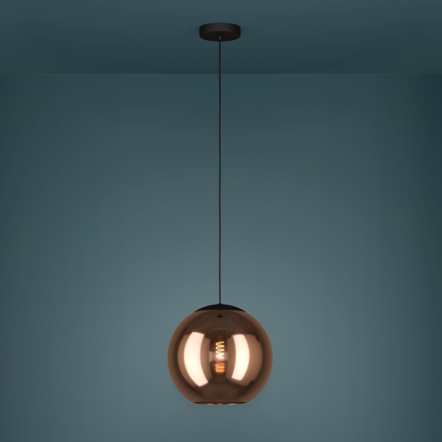 Eglo - Hanglamp aan een koord 1xE27/40W/230V koper