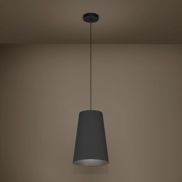 Eglo - Hanglamp aan een koord 1xE27/40W/230V zwart