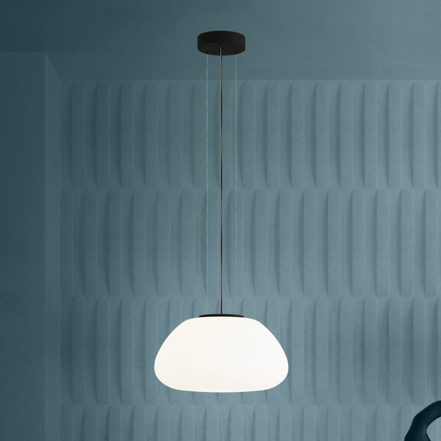 Eglo - Hanglamp aan een koord 1xE27/40W/230V zwart
