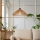 Eglo - Hanglamp aan een koord 1xE27/60W/230V bruin