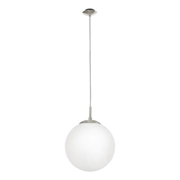 EGLO - Hanglamp aan een koord 1xE27/60W/230V diameter 25 cm wit
