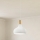 Eglo - Hanglamp aan een koord 1xE27/60W/230V diameter 28 cm wit