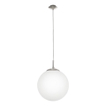 EGLO - Hanglamp aan een koord 1xE27/60W/230V diameter 30 cm wit