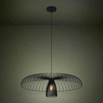 Eglo - Hanglamp aan een koord 1xE27/60W/230V diameter 77 cm zwart