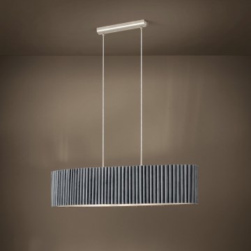 Eglo - Hanglamp aan een koord 2xE27/40W/230V grijs