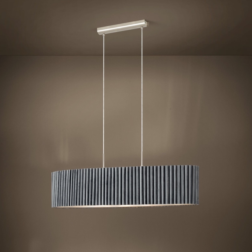 Eglo - Hanglamp aan een koord 2xE27/40W/230V grijs