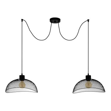 Eglo - Hanglamp aan een koord 2xE27/60W/230V spin
