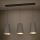Eglo - Hanglamp aan een koord 3xE27/40W/230V bruin