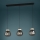 Eglo - Hanglamp aan een koord 3xE27/40W/230V gerookt