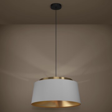Eglo - Hanglamp aan een koord 3xE27/40W/230V grijs/goud