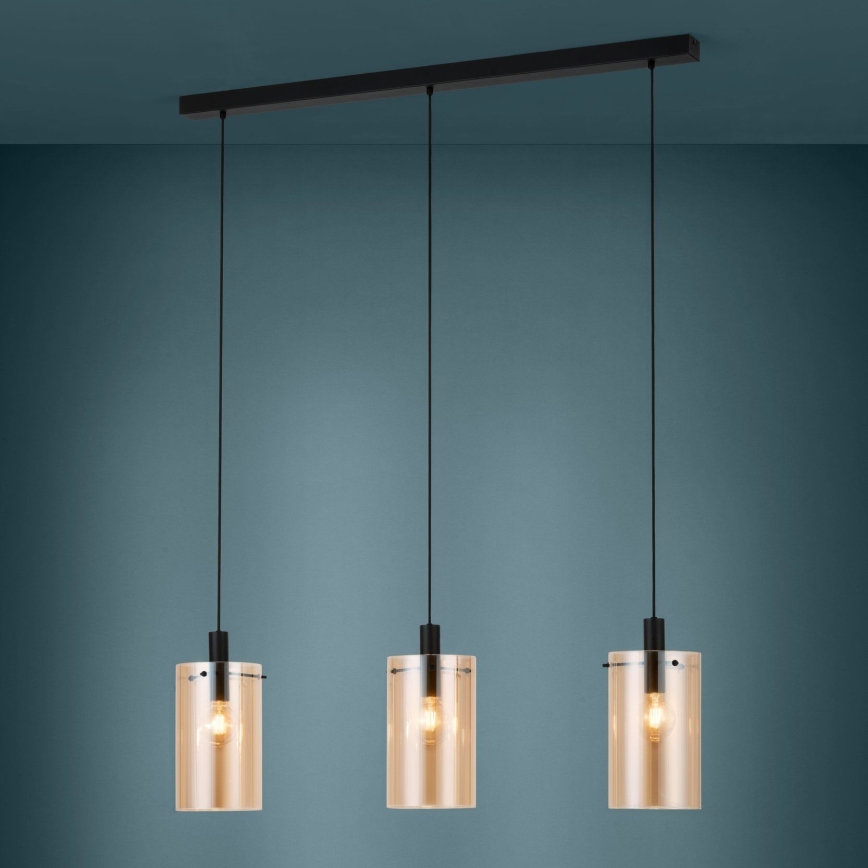 Eglo - Hanglamp aan een koord 3xE27/40W/230V