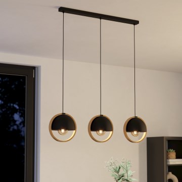 Eglo - Hanglamp aan een koord 3xE27/40W/230V