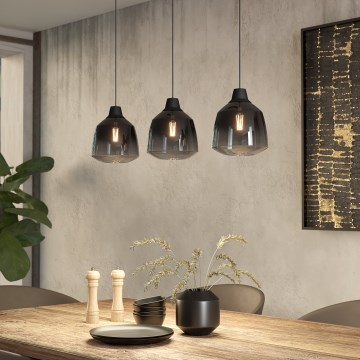 Eglo - Hanglamp aan een koord 3xE27/40W/230V