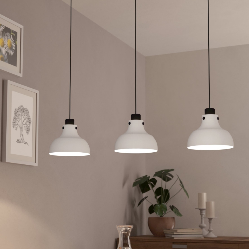 Eglo - Hanglamp aan een koord 3xE27/40W/230V