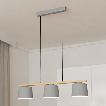 Eglo - Hanglamp aan een koord 3xE27/40W/230V